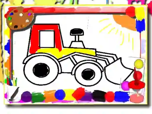 Permainan Back to School: Kids Car Coloring talian