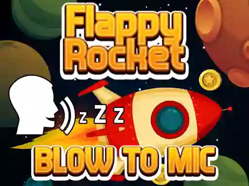 Permainan Flappy Rocket With Blowing talian