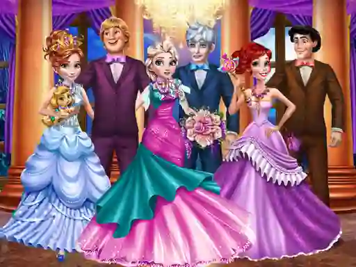 Permainan Princesses Castle Ball talian
