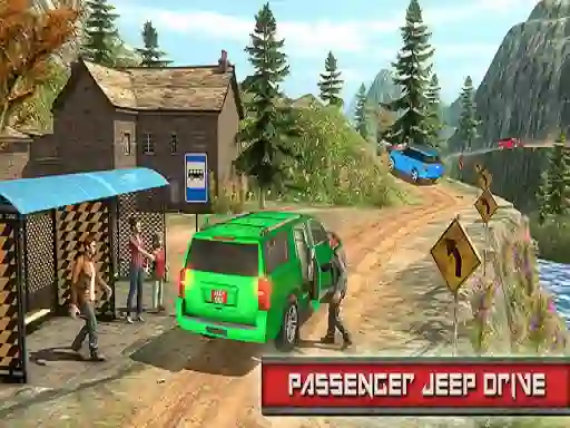 Permainan Jeep Passeger Offroad Mountain Simulation Game talian