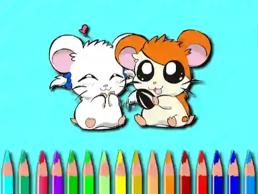 Permainan Hamster Coloring Book talian