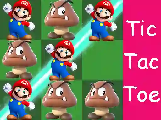 Permainan Super Mario Tic Tac Toe talian