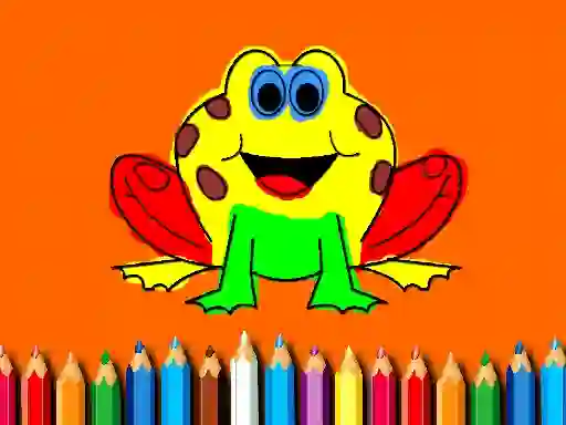 Permainan Back To School: Frog Coloring Book talian