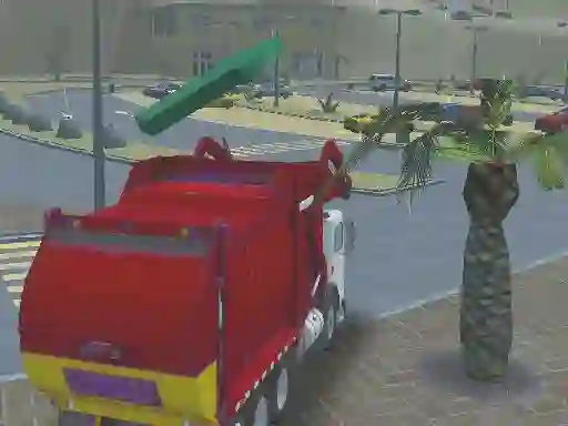 Permainan Island Clean Truck Garbage Sim talian