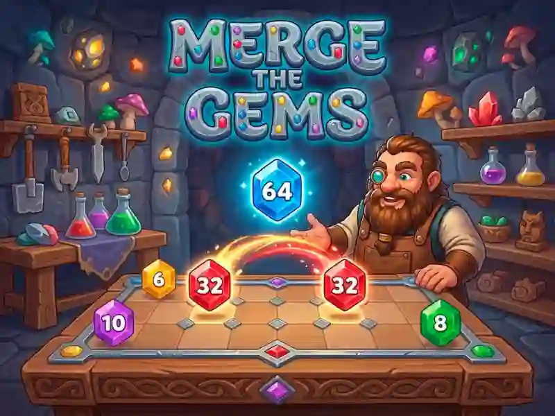 Permainan Merge the Gems talian