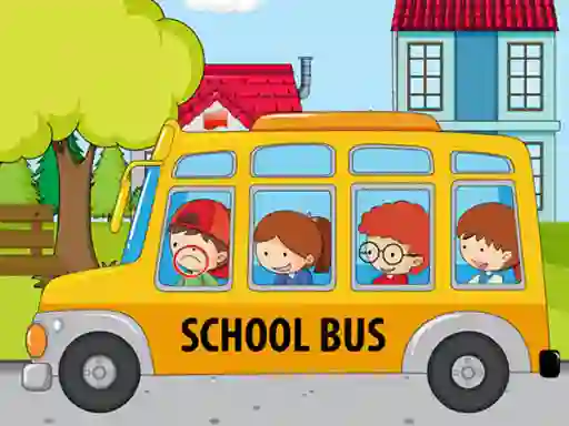 Permainan School Bus Differences talian