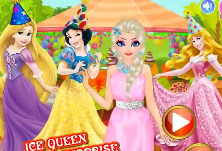 Permainan Ice Queen Birthday Surprise talian