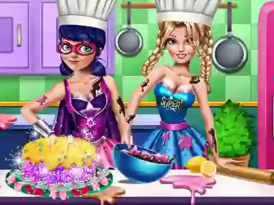 Permainan SuperHero Cooking Contest talian