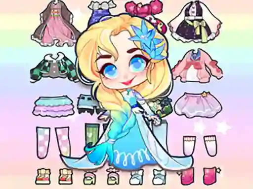 Permainan Hair Doll Dress Up World talian