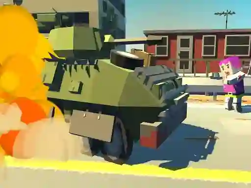 Permainan Tank vs Zombie talian