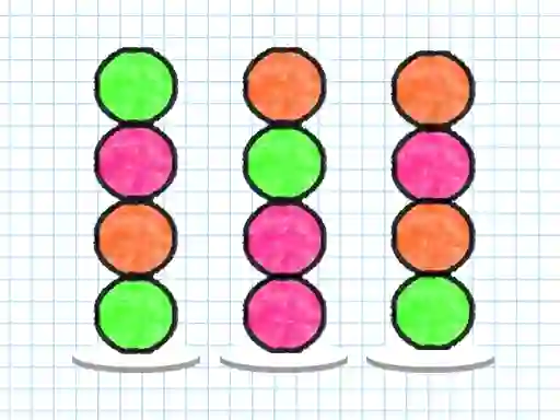 Permainan Ball Sort Paper Note talian