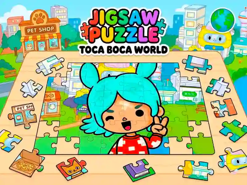Permainan Jigsaw Puzzle: Toca Boca World talian