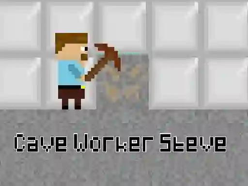 Permainan Cave Worker Steve talian