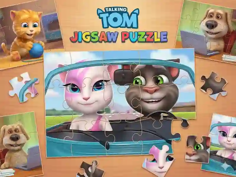 Permainan Talking Tom Jigsaw Puzzle talian
