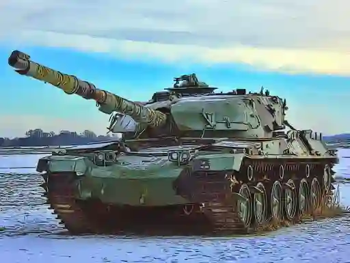 Permainan Military Tanks Jigsaw talian