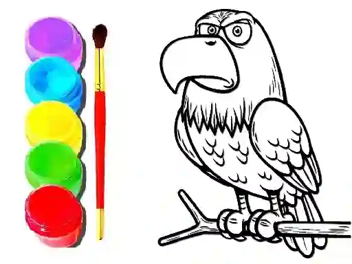 Permainan Eagle Coloring Book talian