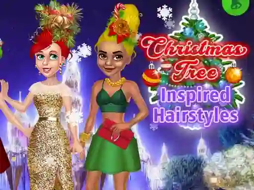 Permainan Christmas Tree Inspired Hairstyles talian