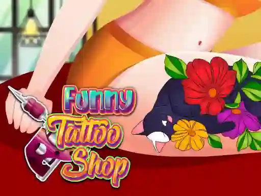 Permainan Funny Tattoo Shop talian