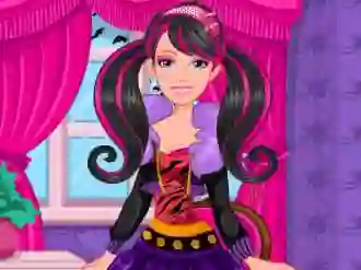 Permainan Barbie Monster High Halloween talian