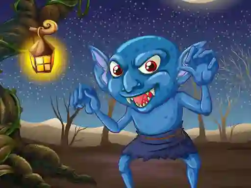 Permainan Goblin Fight Match 3 talian