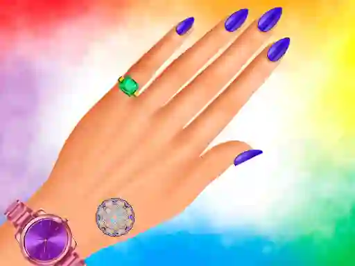 Permainan Nail Art Design talian