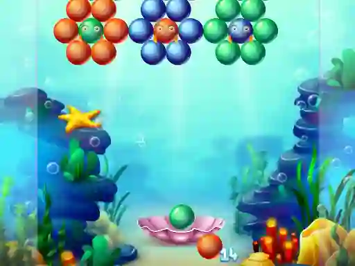 Permainan Aqua Bubble Shooter talian