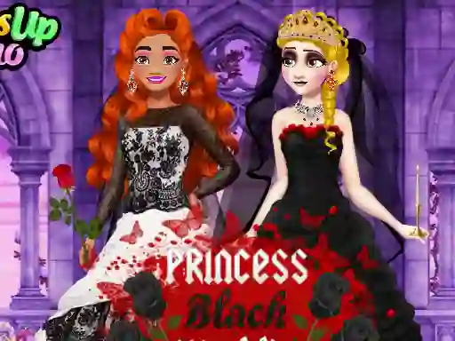Permainan Princess Black Wedding Dress talian