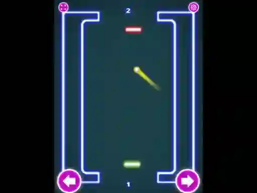 Permainan Pong Neon talian