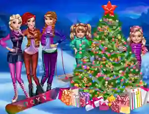 Permainan Princesses Christmas tree talian