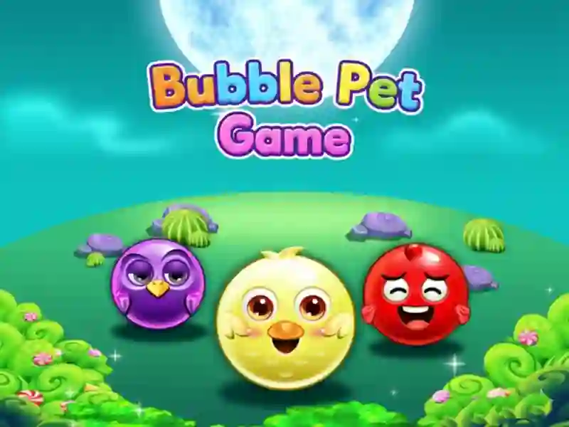 Permainan Bubble Pet Game talian