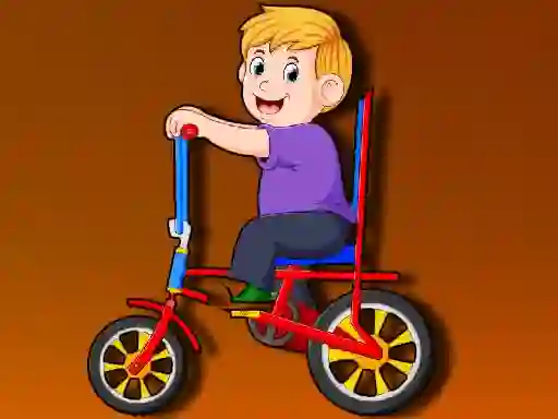 Permainan Cartoon Bike Jigsaw talian