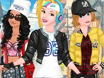 Permainan Princesses Sporty & Funky Day talian
