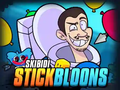 Permainan Skibidi Stick Bloons talian