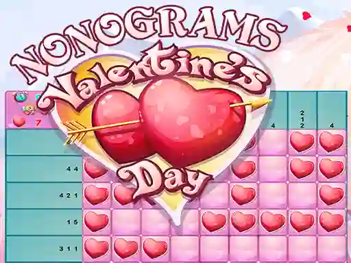 Permainan Nonograms Valentines Day talian