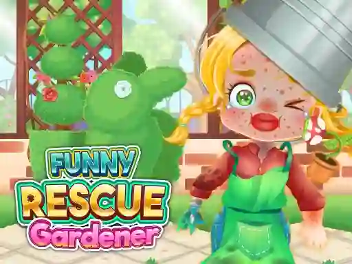 Permainan Funny Rescue Gardener talian