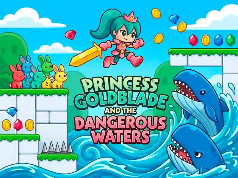 Permainan Princess Goldblade and the Dangerous Waters talian