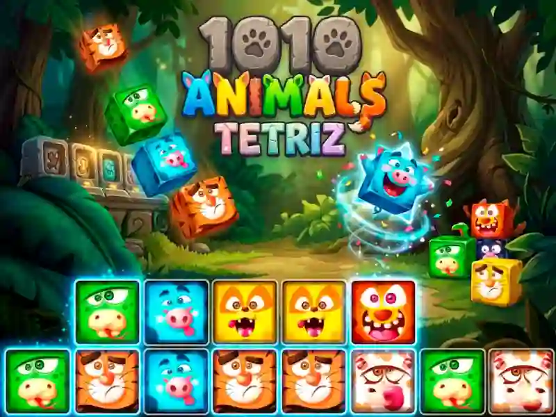 Permainan 1010 Animals Tetriz talian