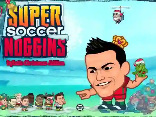 Permainan Super Soccer Noggins Xmas Edition talian