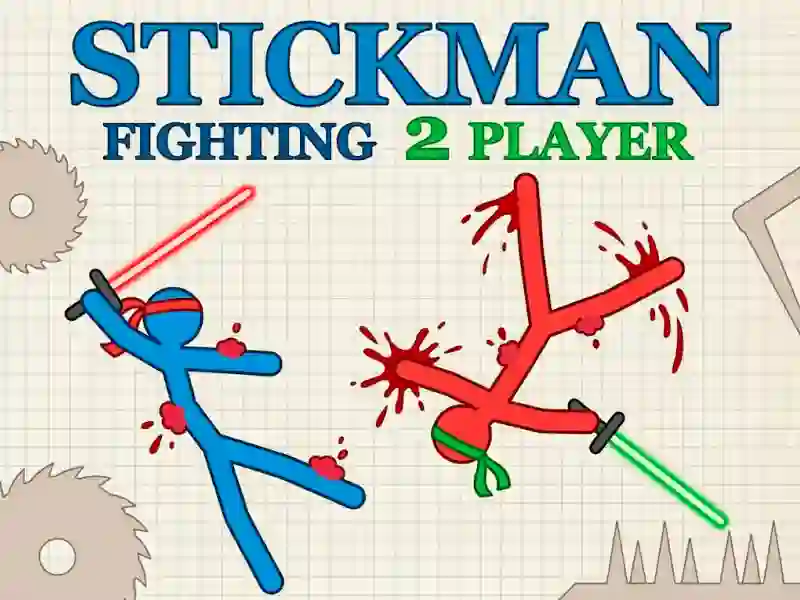 Permainan Stickman Fighting 2 Player talian