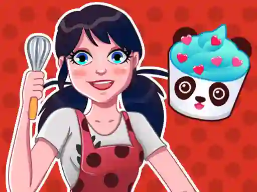 Permainan Miraculous Cupcake maker talian