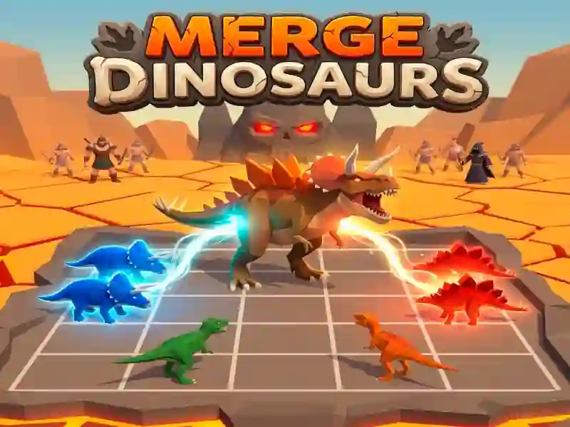 Permainan Merge Dinosaurs talian
