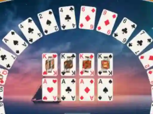 Permainan Crescent Solitaire talian