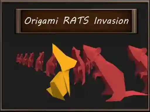 Permainan Origami Rats Invasion talian