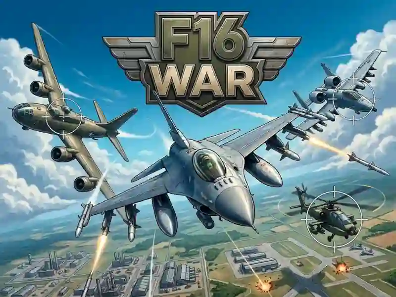 Permainan F16 War talian