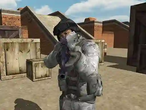 Permainan Counter City Strike Commando Action talian