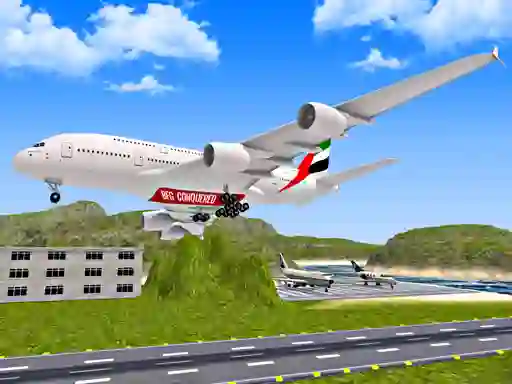 Permainan Airplane Fly 3d Flight Plane talian
