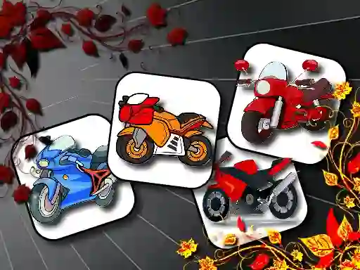 Permainan Cartoon Motorbikes Memory talian