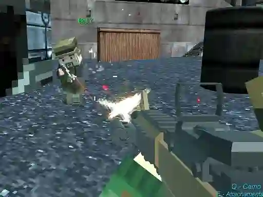 Permainan Pixel Gungame Arena Prison Multiplayer talian