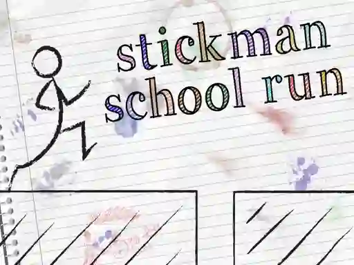 Permainan Stickman School Run talian