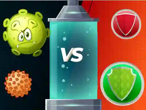 Permainan Virus Fight talian